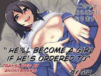 gomeirei to araba onna ni narimasu he x27 ll become a girl if ordered to cover